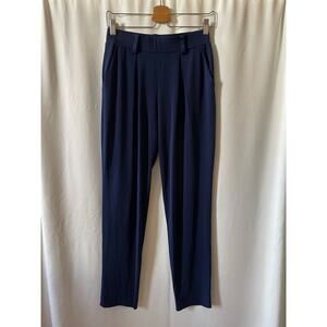 Express Lightweight Dress Pant Trousers Navy Size XS